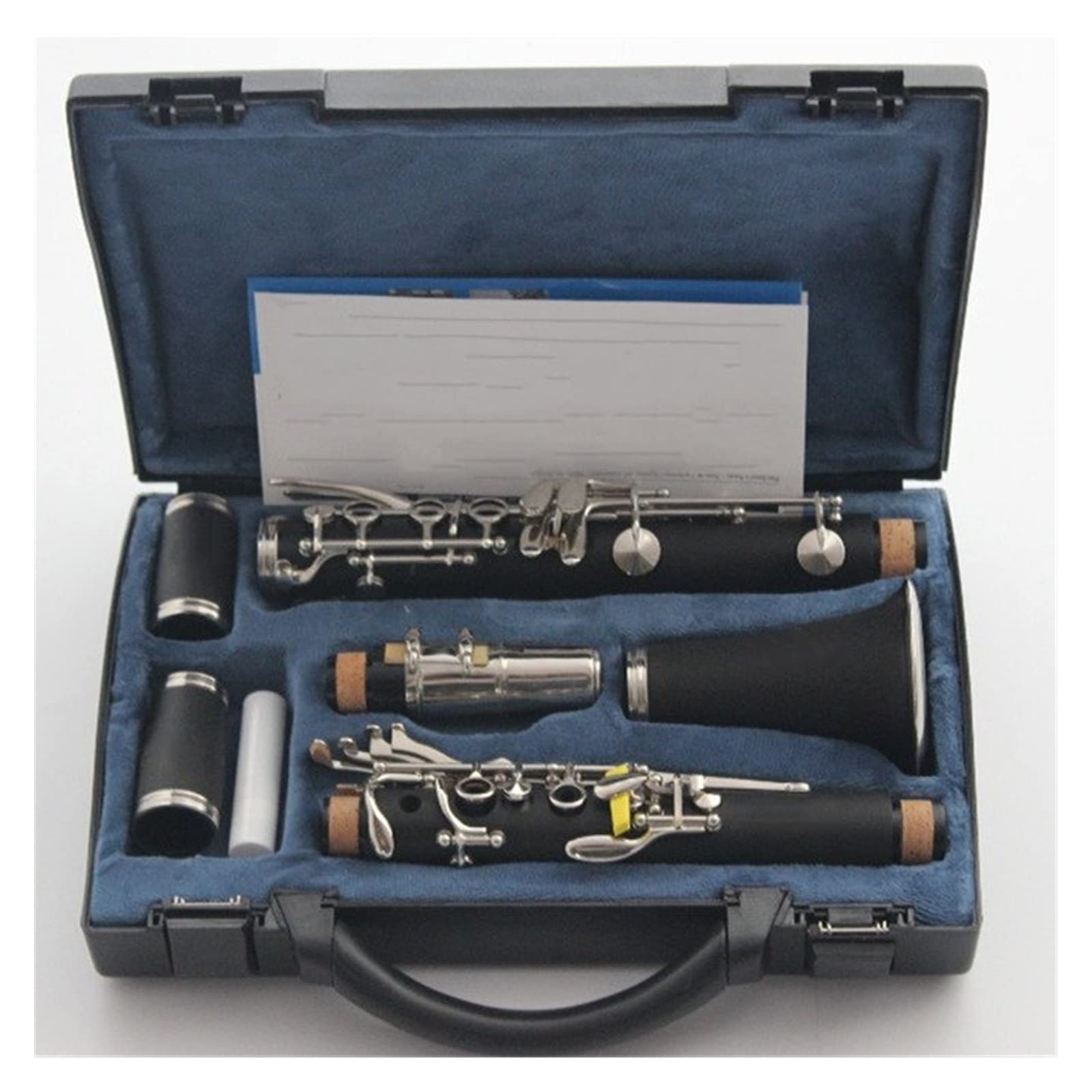 Klarinettensatz Student Bakelit Bb-Klarinette Professionelle Klarinette Mit Etui-Mundstück (Color : 4)