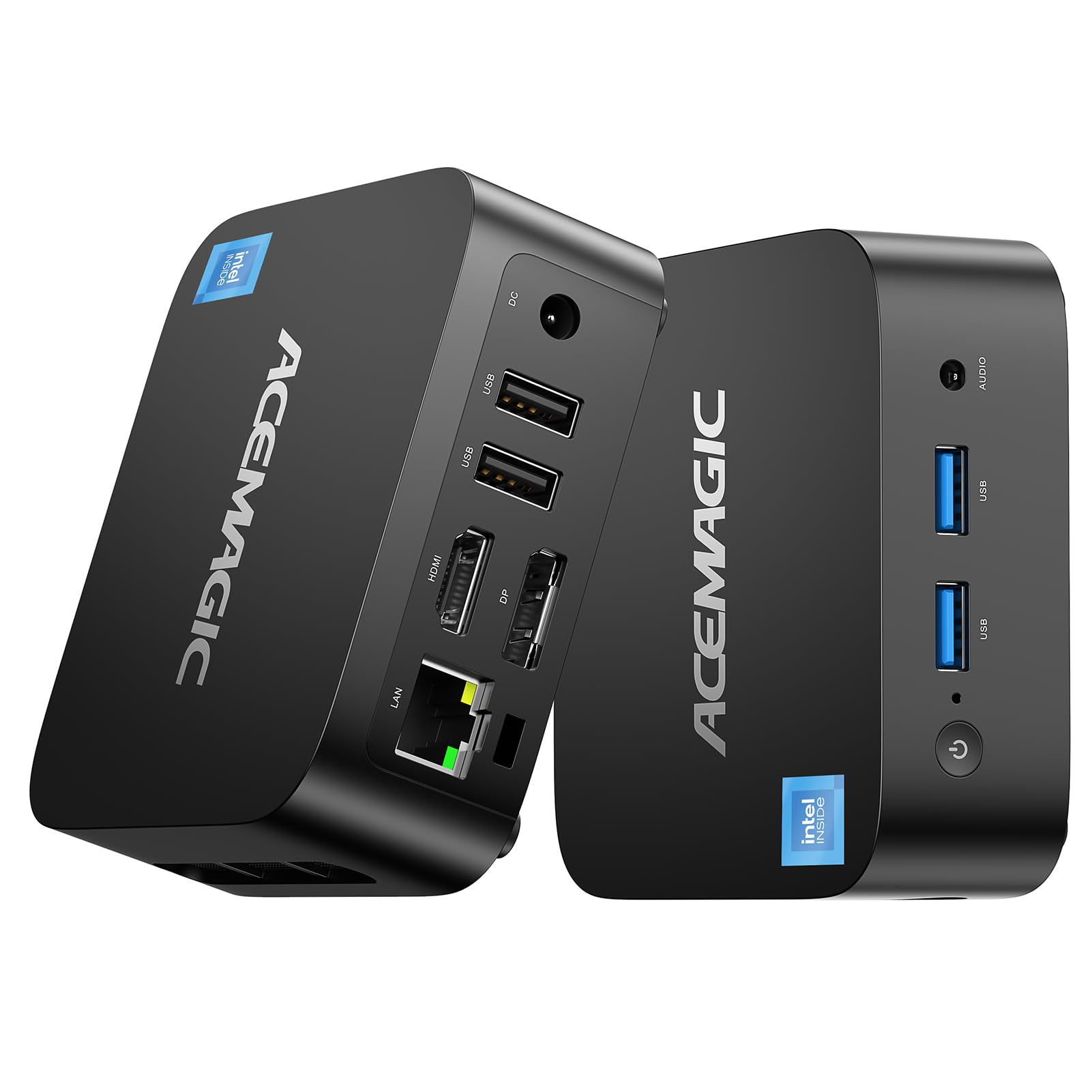 ACEMAGIC Mini PC Vista V1,Twin Lake N150(3.6GHz) 8GB DDR4 RAM 256GB M.2 SSD Mini Desktop Computer(Beat N100/N95) Micro PC,Small PC 2.4G/ 5.0G WiFi 4K Dual Display/HDMI/LAN/BT for Business/Home/Office