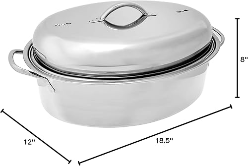 Miniatura 7 de Fox Run - Juego de tostador ovalado acero inoxidable 10 cuartos de galón