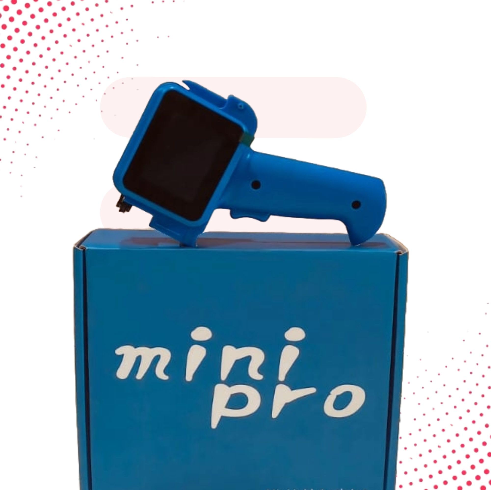 SONIC INDUSTRIES TIJ Thermal Handheld Mini Printer Pro ? Portable Wireless Inkjet Printer for Labels, Barcodes, Logos, and More