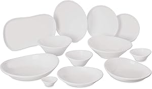 Carlisle FoodService Products Stadia Resuable Plastic Platter for Home and Restaurant, Melamine, 13 x 7 Inches, Greige