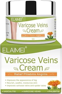 Varicose Veins Cream Eliminate Varicose Veins,SImproves Spider Veins and Heaviness,Relaxing Leg Cream Formula - SImproves Leg Appearance