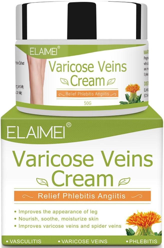 Varicose Veins Cream Eliminate Varicose Veins,SImproves Spider Veins and Heaviness,Relaxing Leg Cream Formula - SImproves Leg Appearance