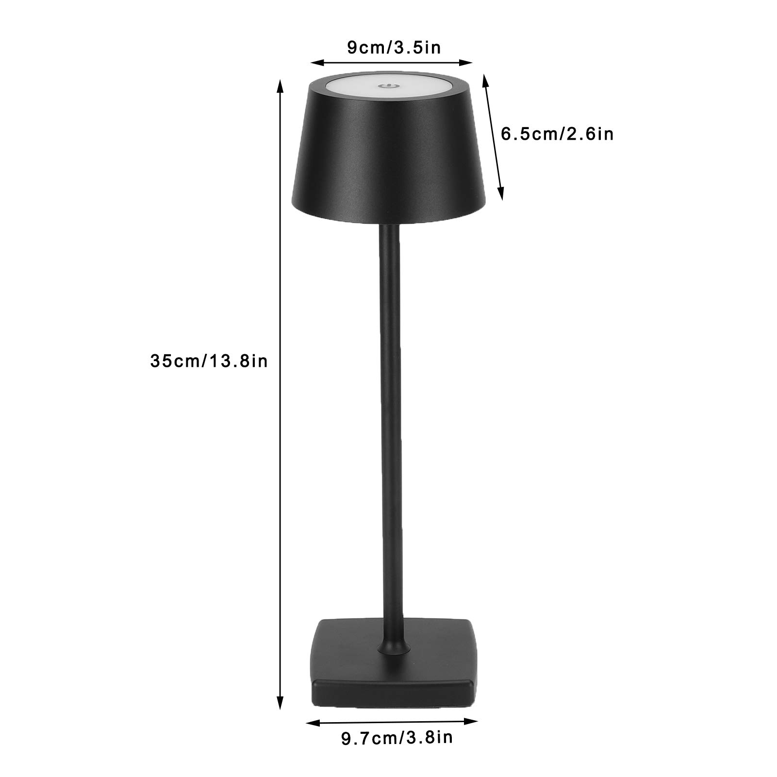 Przenośna Biurka LED 3.5 W USB Lampy Stołowe do ładowania Przyciemniona Nocna Czytanie światło Ciepłe Białe światło do Sypialni Salon W Salonie Restauracja (1)