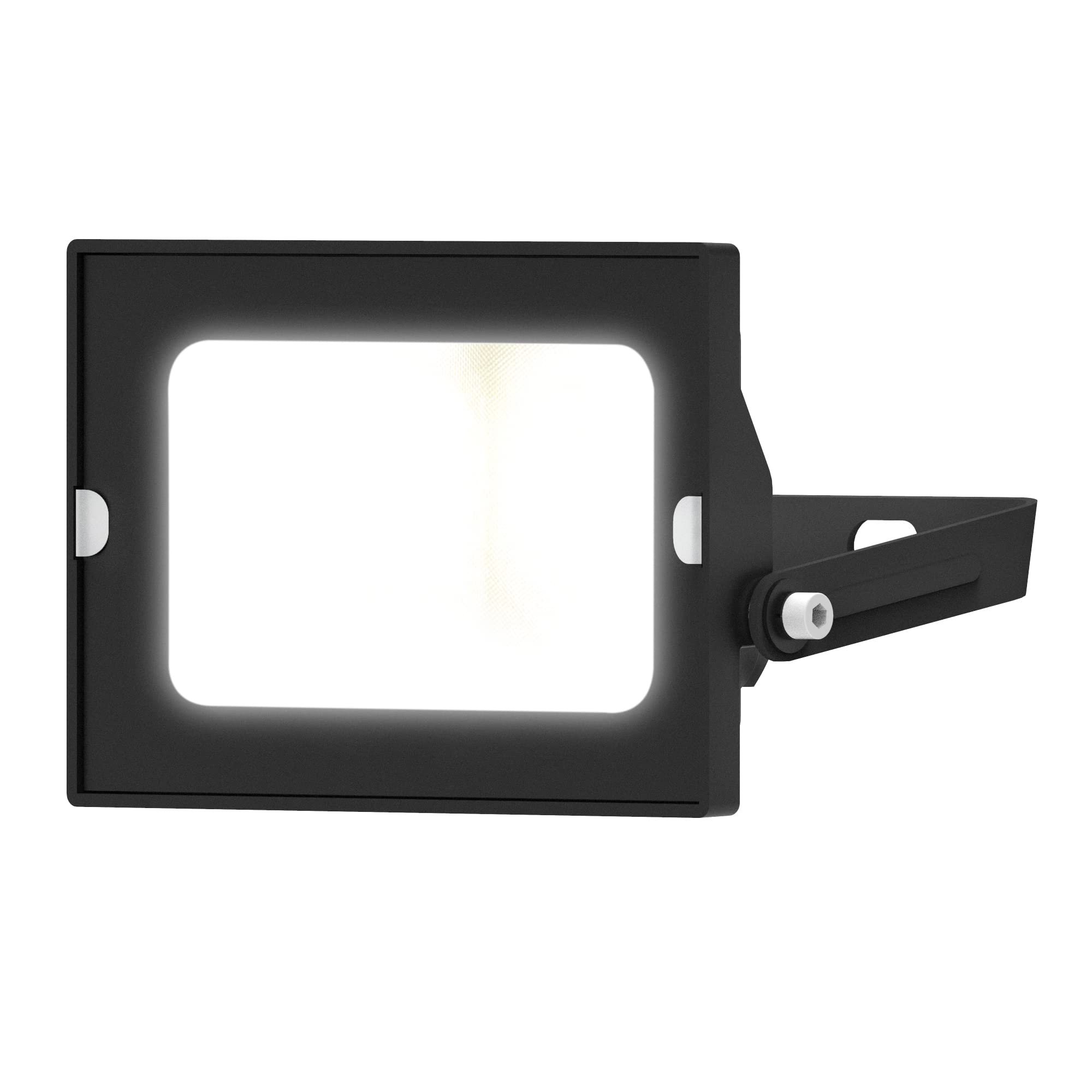 4Lite Black Outdoor Floodlight (Black) 1700Lm Ip65 Rated Led Integrated 20W Flood Light - 4L2/1011-4Yr Guarantee