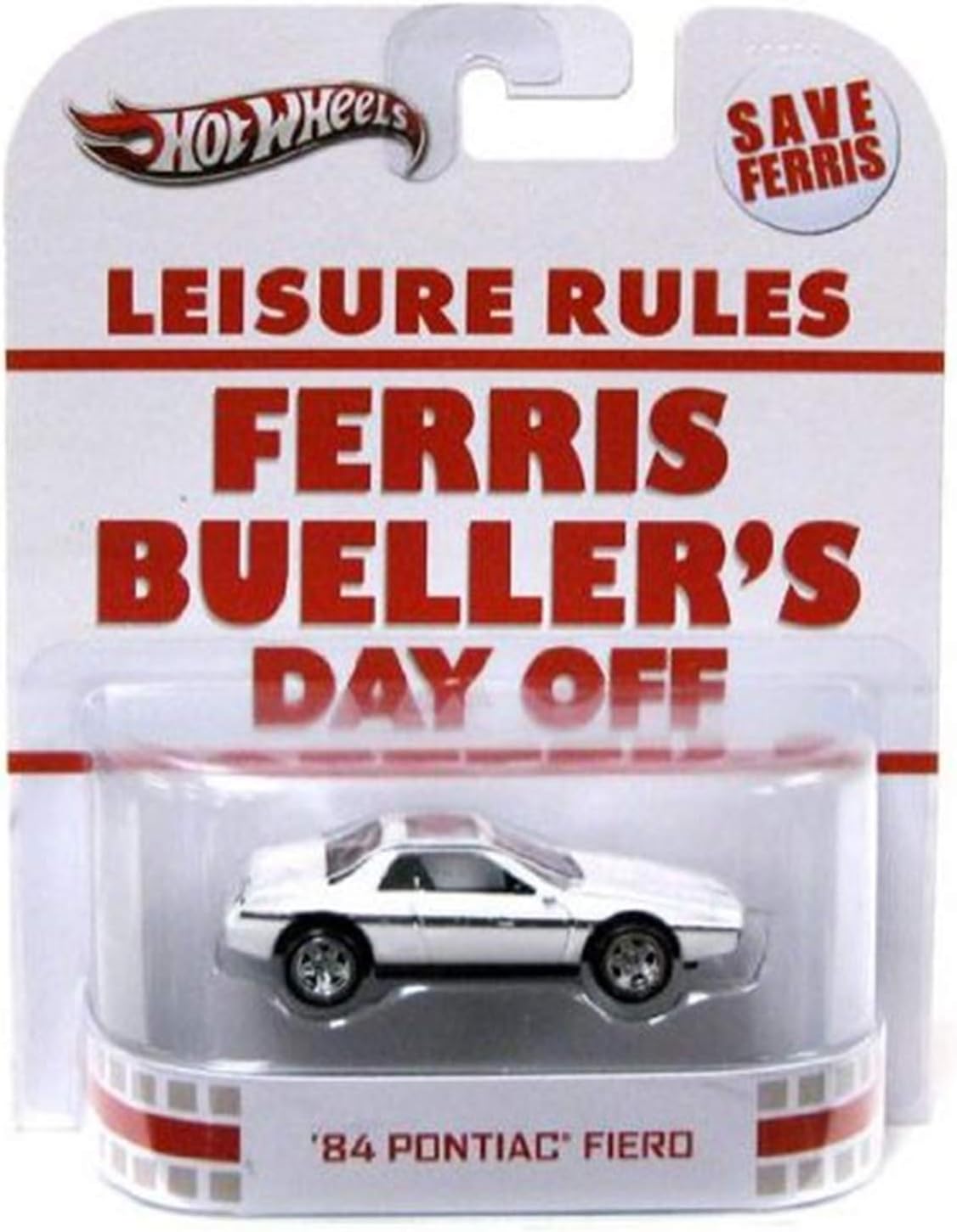 Hot Wheels Ferris Bueller's Day off 1984 Pontiac Fiero 1/64