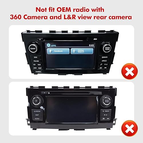 Miniatura 16 de 9 pulgadas Android 10 Doble DIN estéreo para coche para Nissan Altima 2014-2018 IPS pantalla táctil Radio de coche con Carplay y Android Auto