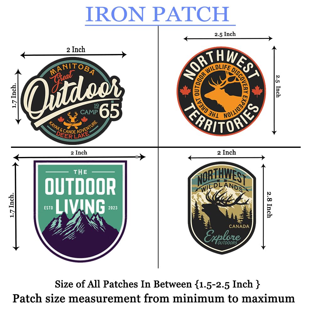 Image of Lazychunks New Unique Mountain,Super heroSpace,Mars,God,Camping,Outdoor Living Patches|New Clothing Accessories for Enhance The Beauty of T-Shirt,Jacket,Bags,Caps,etc.