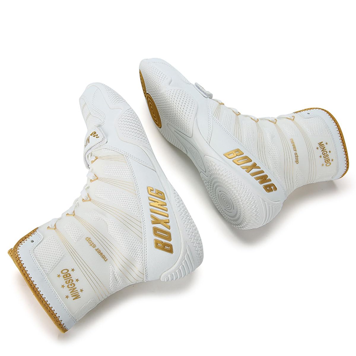 BLBK BoxenSchuhe Uomo Wrestling Scarpe Combat Boxers Trainer Traspirante Boxe
