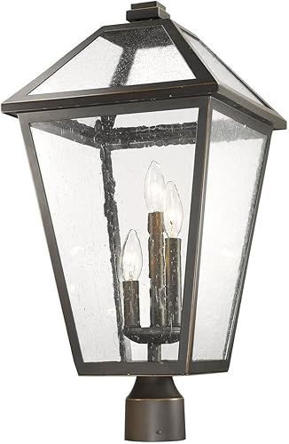 Miniatura 2 de Z-Lite Accesorio de montaje de poste exterior de 3 luces 579PHXLR-ORB