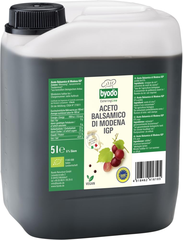 Bio Aceto Balsamico di Modena g.g.A., 6% Säure, 5 l 2 x 5 L