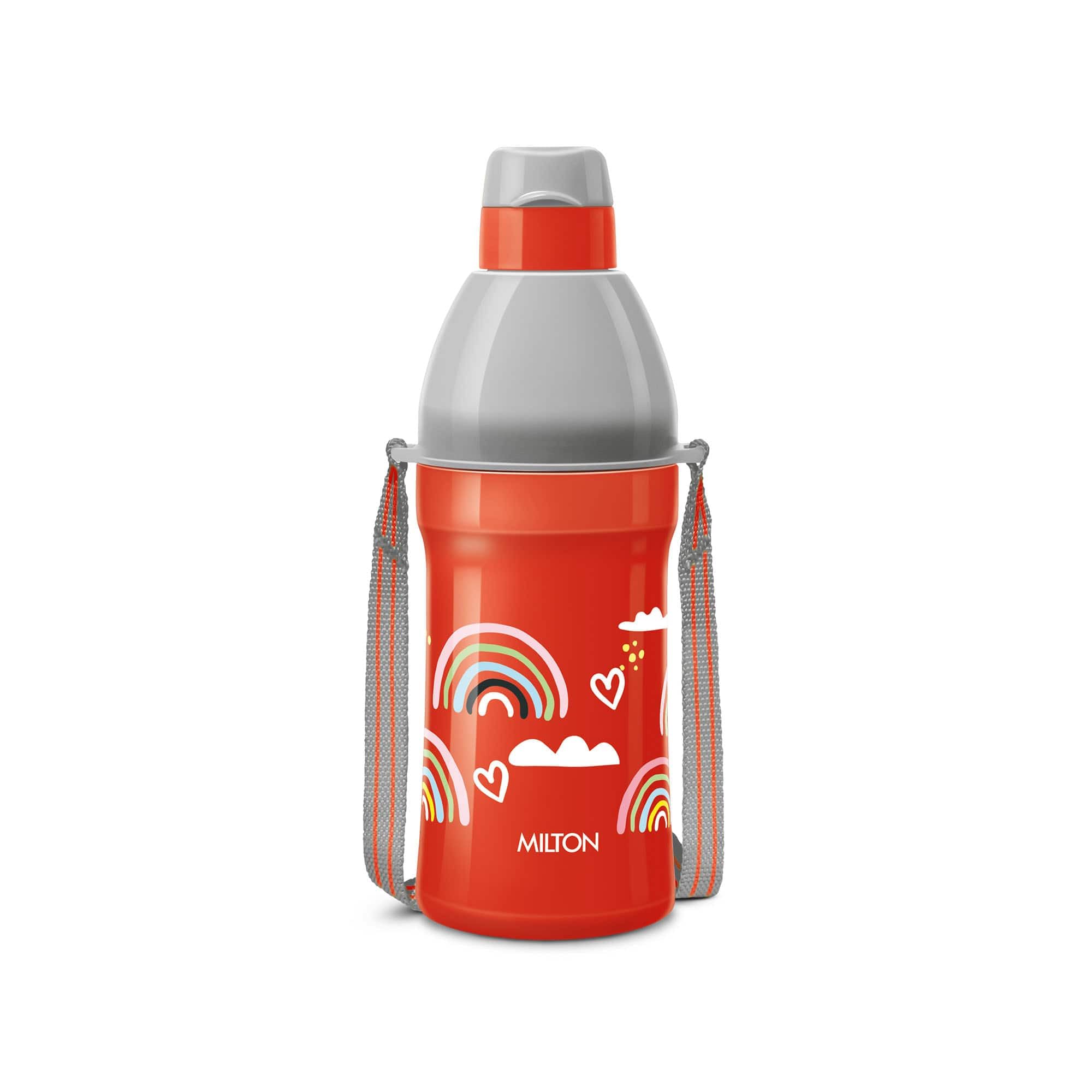 Milton Kool Joy 600 Thermoware Insulated Water Bottle Sipper Lid with Straw for Kids, 600 ml, Red | School | Picnic | Sipper Bottle | Leak Proof | BPA Free | Food Grade | Easy to Carry (B0D5V79NKF) Amazon Price History, Amazon Price Tracker