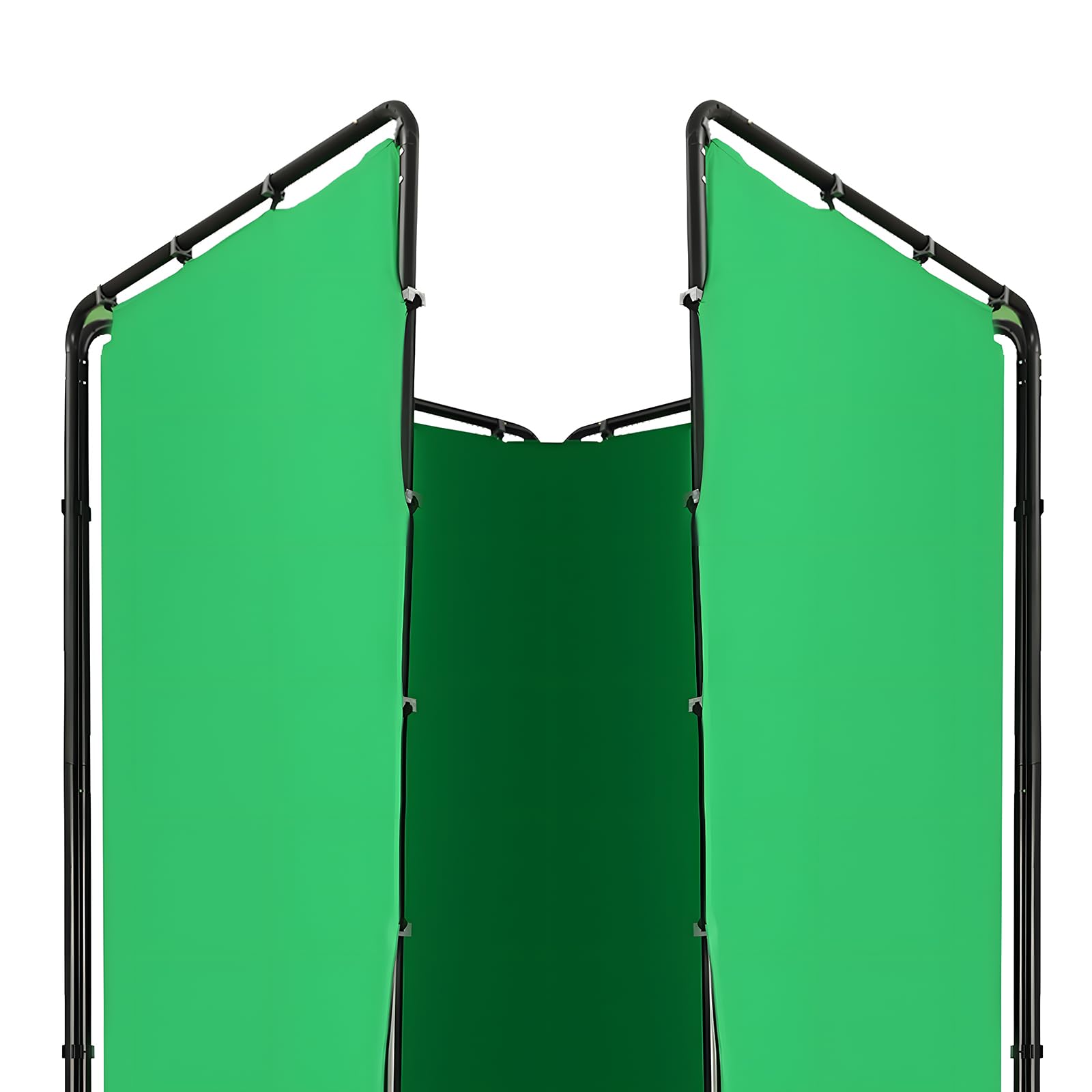 Greenscreen 4 x 2,4 m con supporto, sfondo verde per studio fotografico e streaming, set fotografico con custodia per il trasporto, ideale per YouTube e riprese video