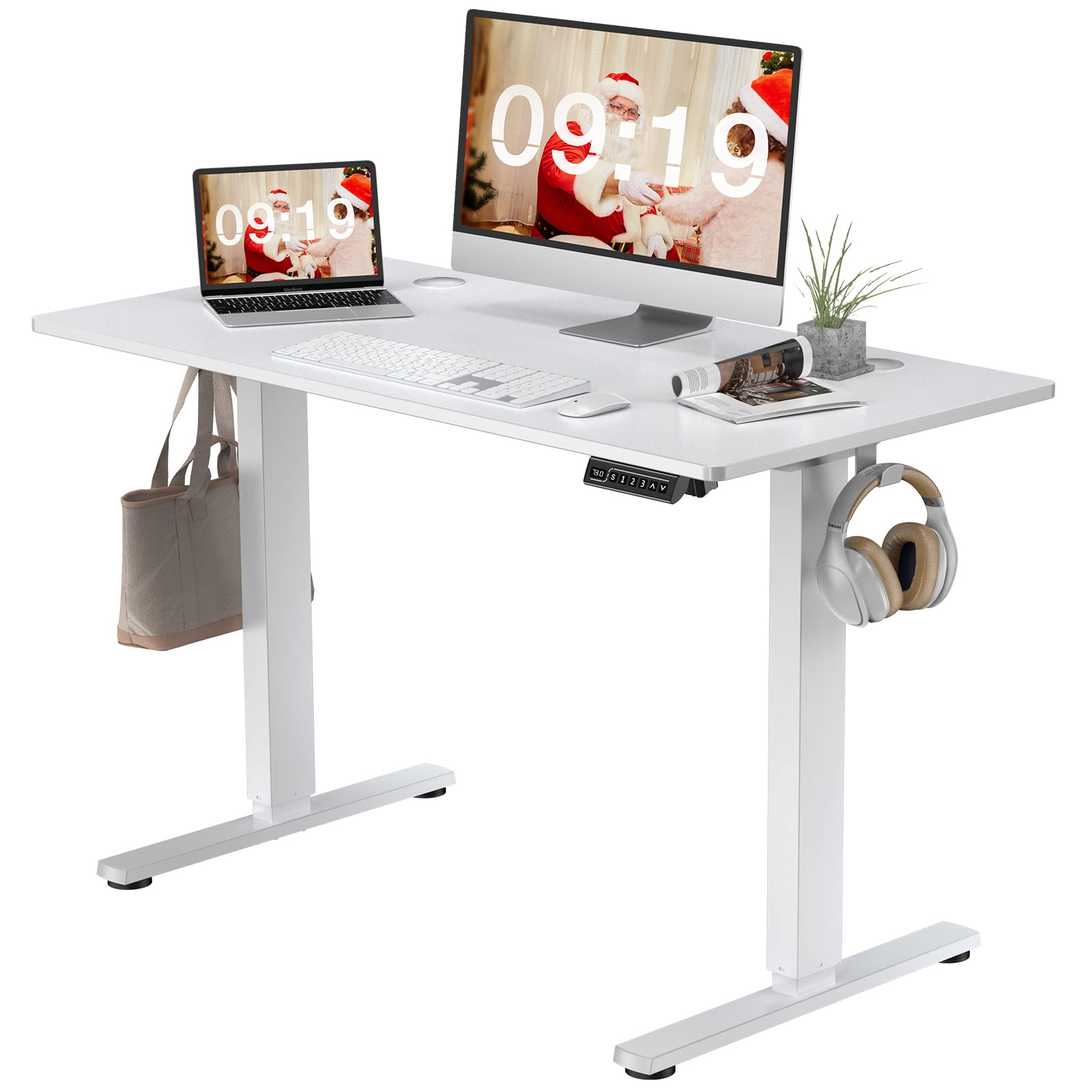 Buy Sweetcri Electric Standing Desk, 55 x 24in Adjustable Height