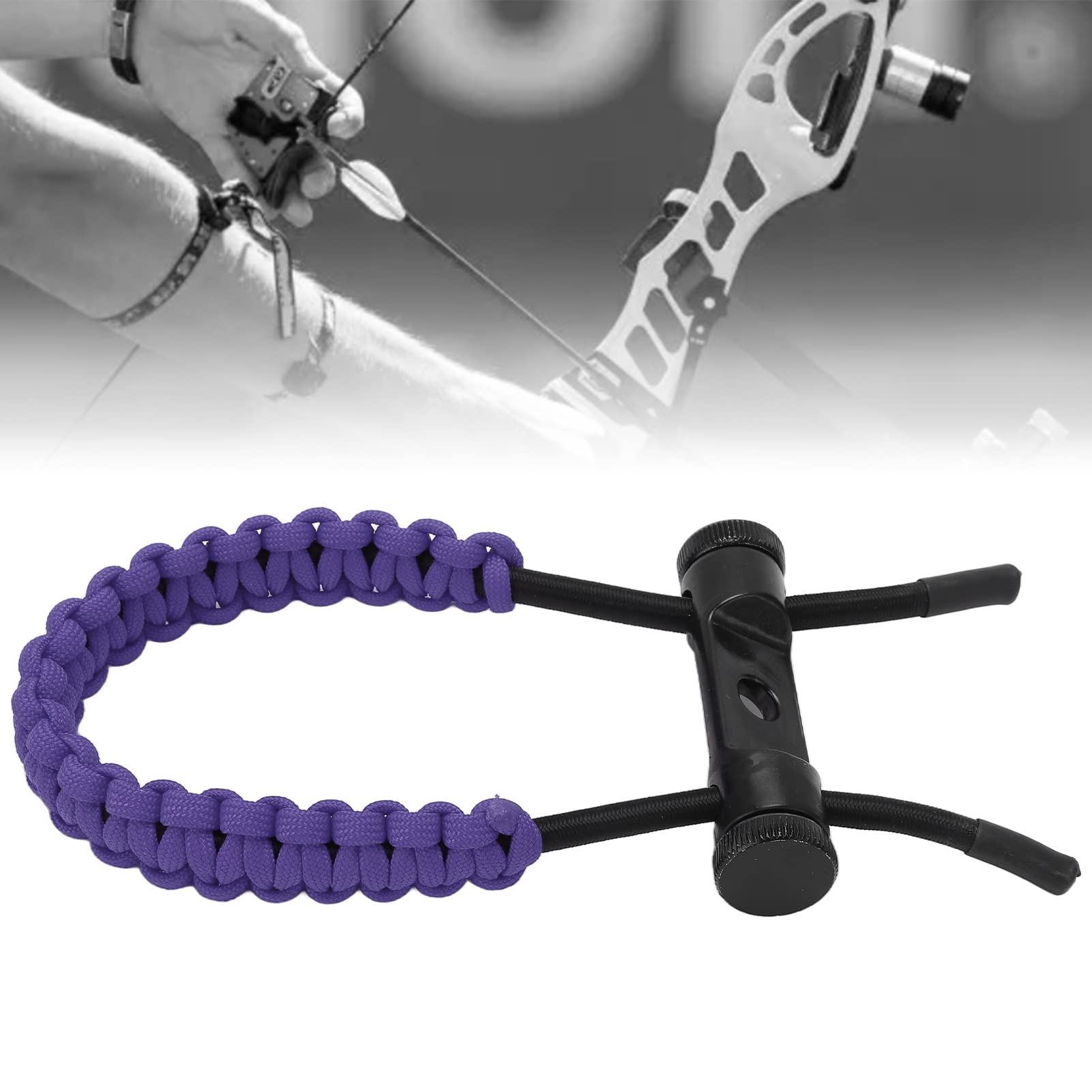 Sangle de poignet tressée réglable, stabilisateur d'arc composé, accessoires de sport pour la pratique du tir, 1 pièce 18 Sangle de poignet tressée réglable, stabilisateur d'arc composé, accessoires de sport pour la pratique du tir, 1 pièce 18