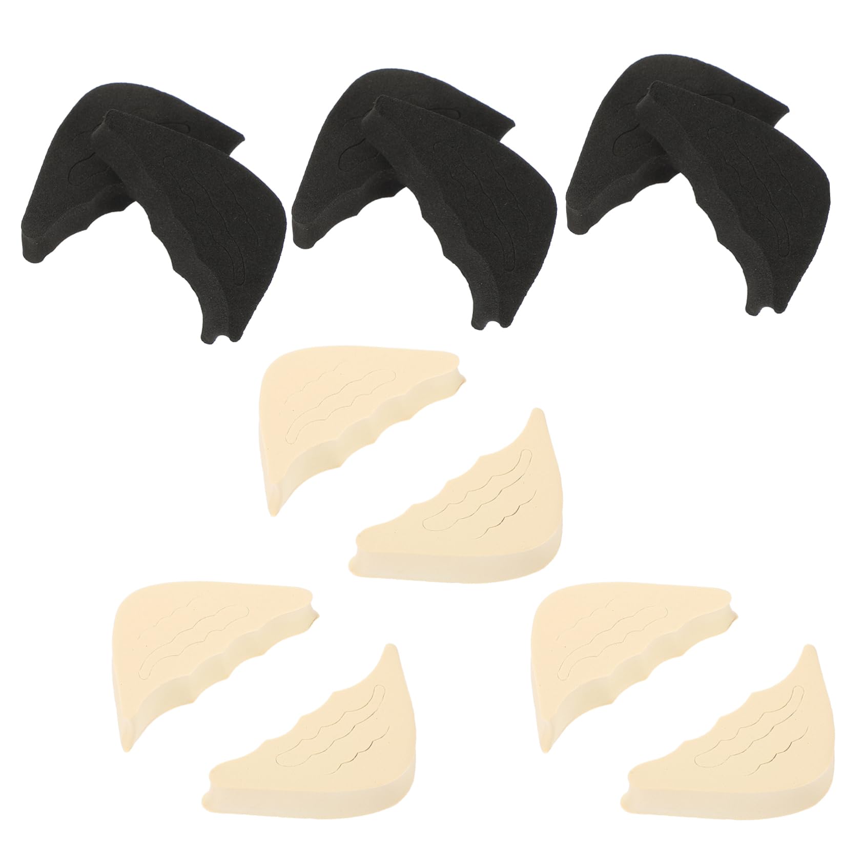 FOMIYES Adjustable Shoe Toe Filler Inserts Reusable Too Big Shoe Fillers Random Color