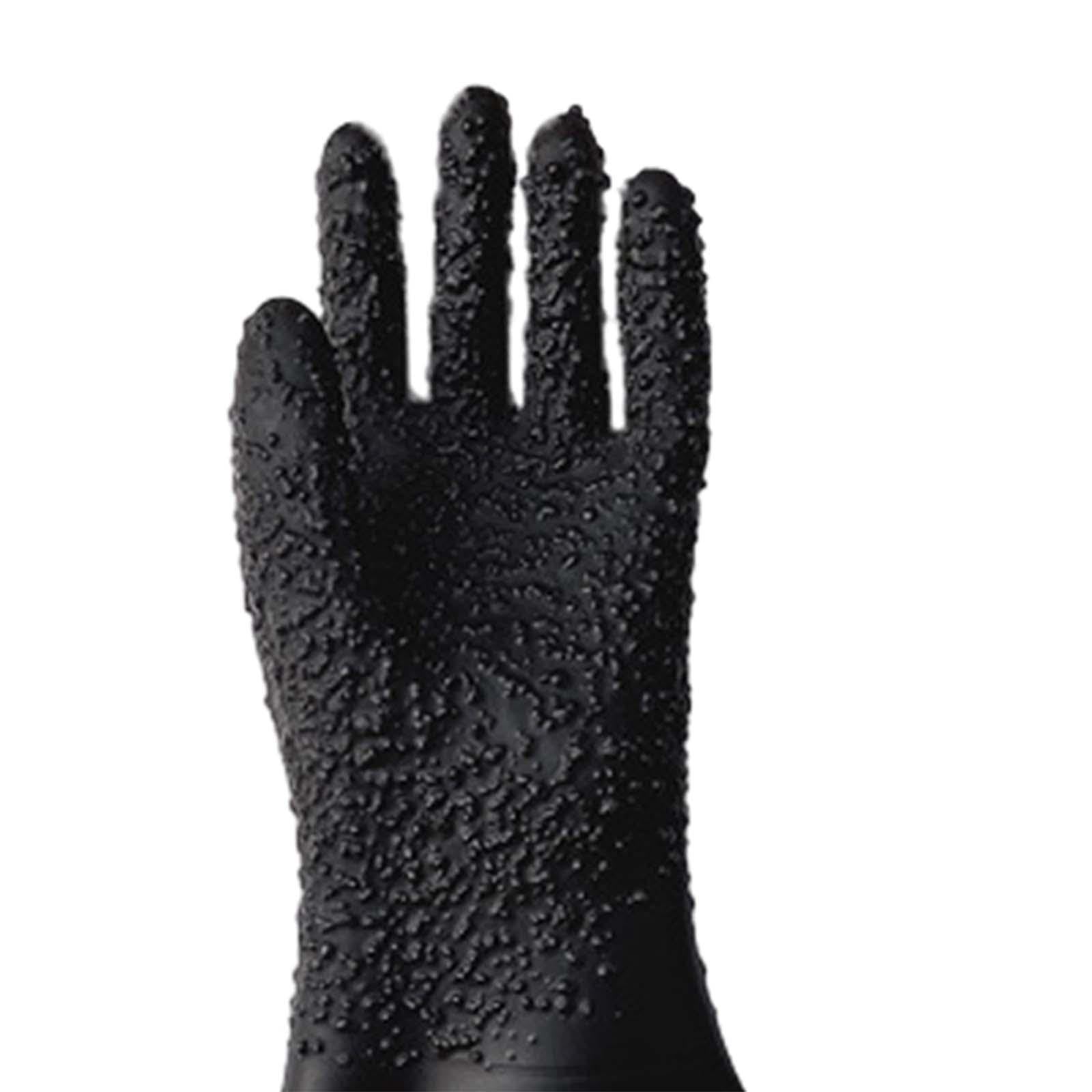 Guantes de chorro de arena para chorro de arena, protección de trabajo seguro, chorro de arena con partículas, 300 x 680 mm