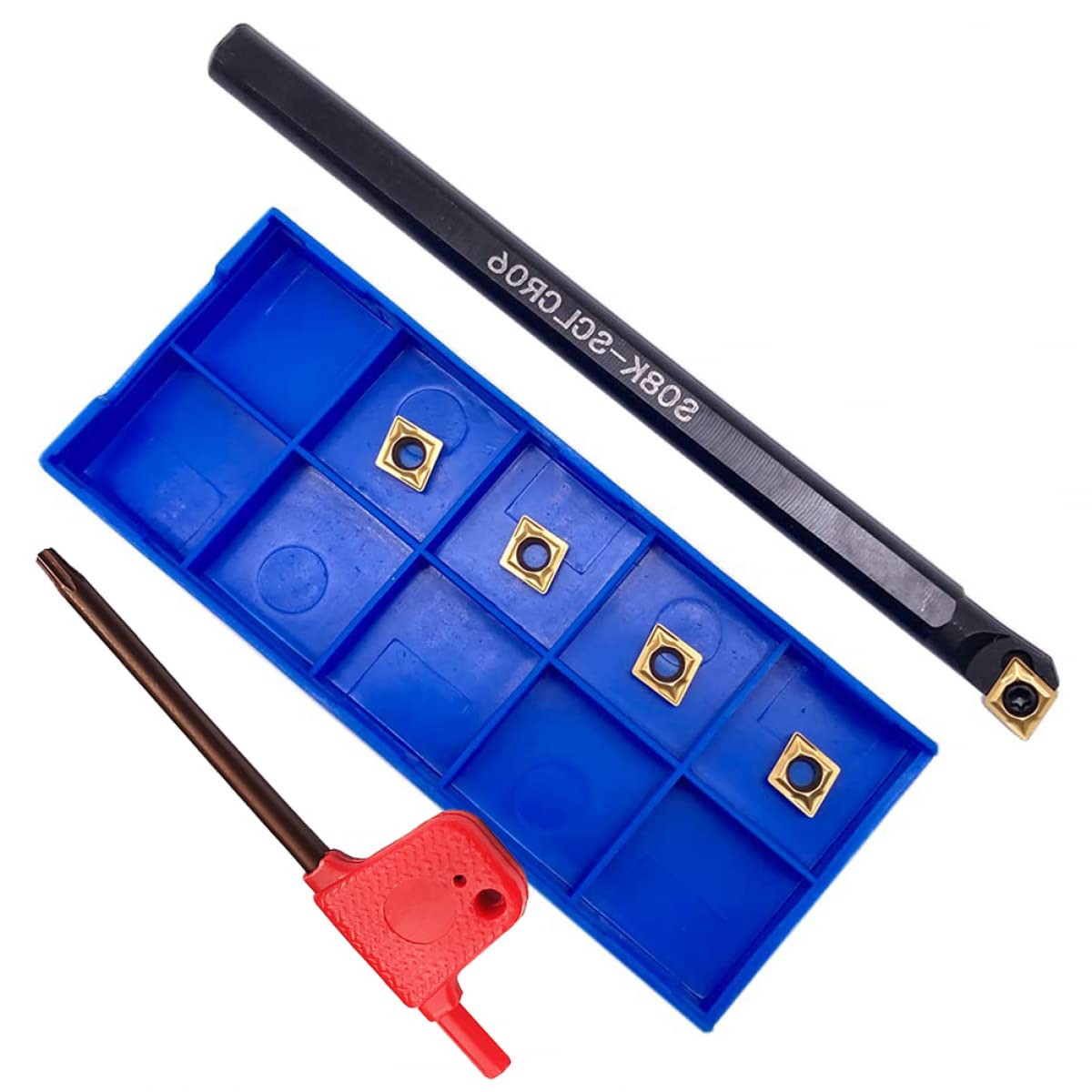 4 Set Di 7/8/10 / 12Mm Portautensili Per Barre Da Tornio Sclcr Da 10 - Foto 4