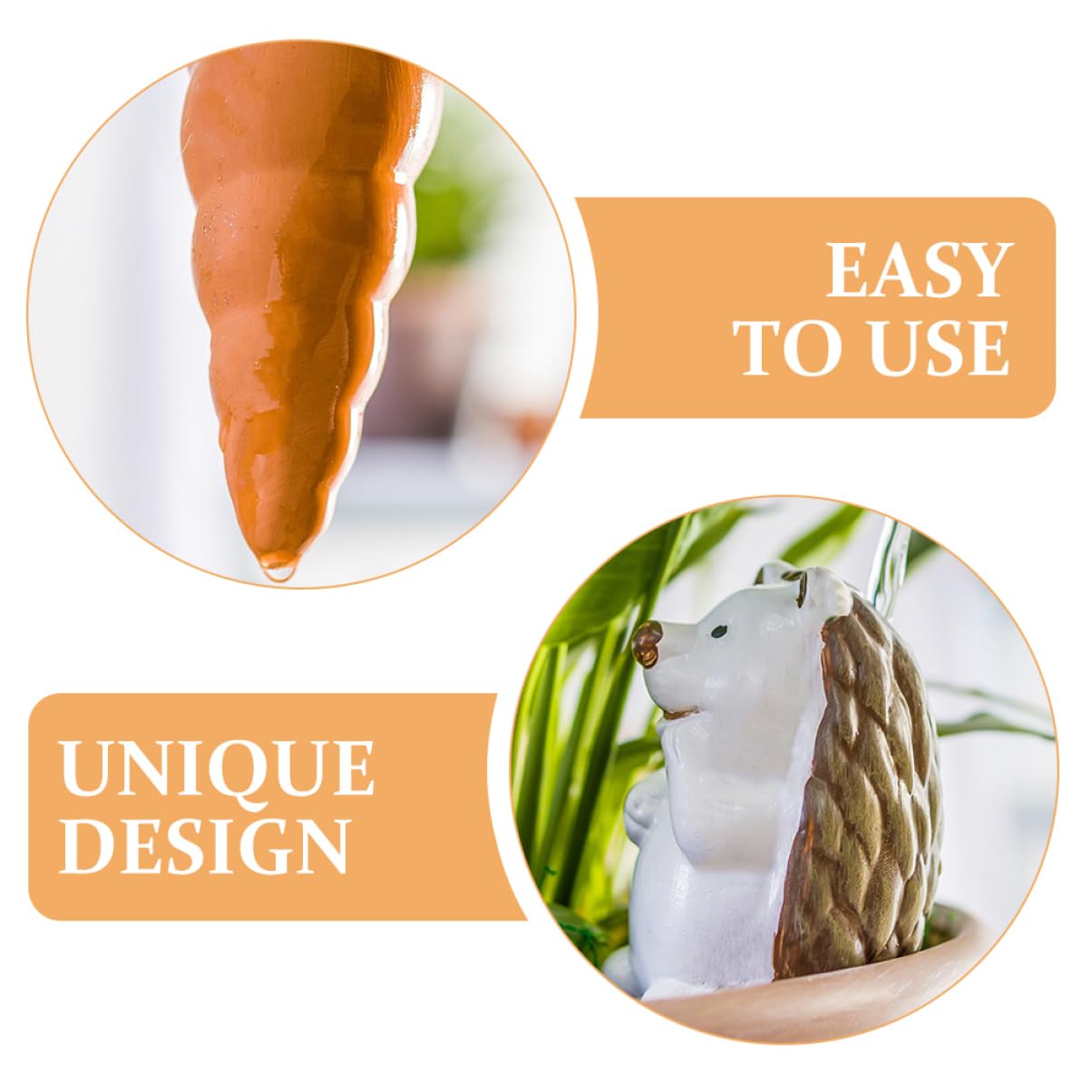 Toyvian 4pièces Arroseur Automatique pour Plantes Intérieur Système Arrosage pour Plantes Pot Arrosage Automatique sans Condensation