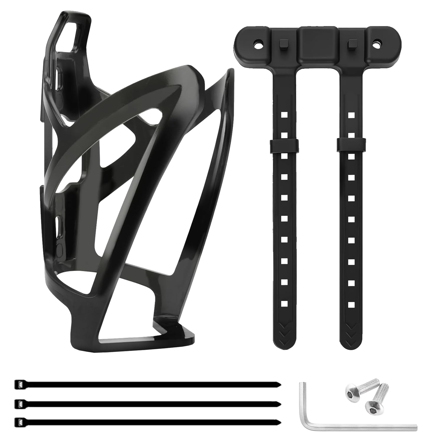 Soporte para botellas para bicicleta, soporte para bebidas sin tornillos, ligero y estable, accesorio de bicicleta para MTB, bicicleta de carretera, Gravel Bike, soporte seguro para botellas, incluye