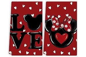 Vibrant Disney Kitchen Towels: A Heartwarming Valentine's Day Addition
