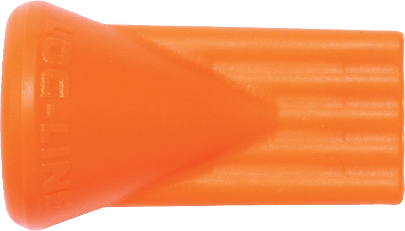 Loc-Line Coolant Hose Component, Acetal Copolymer, Flat 5 Hole Nozzle, 0.060" Hole diameter, 1/4" Hose ID (Pack of 20)