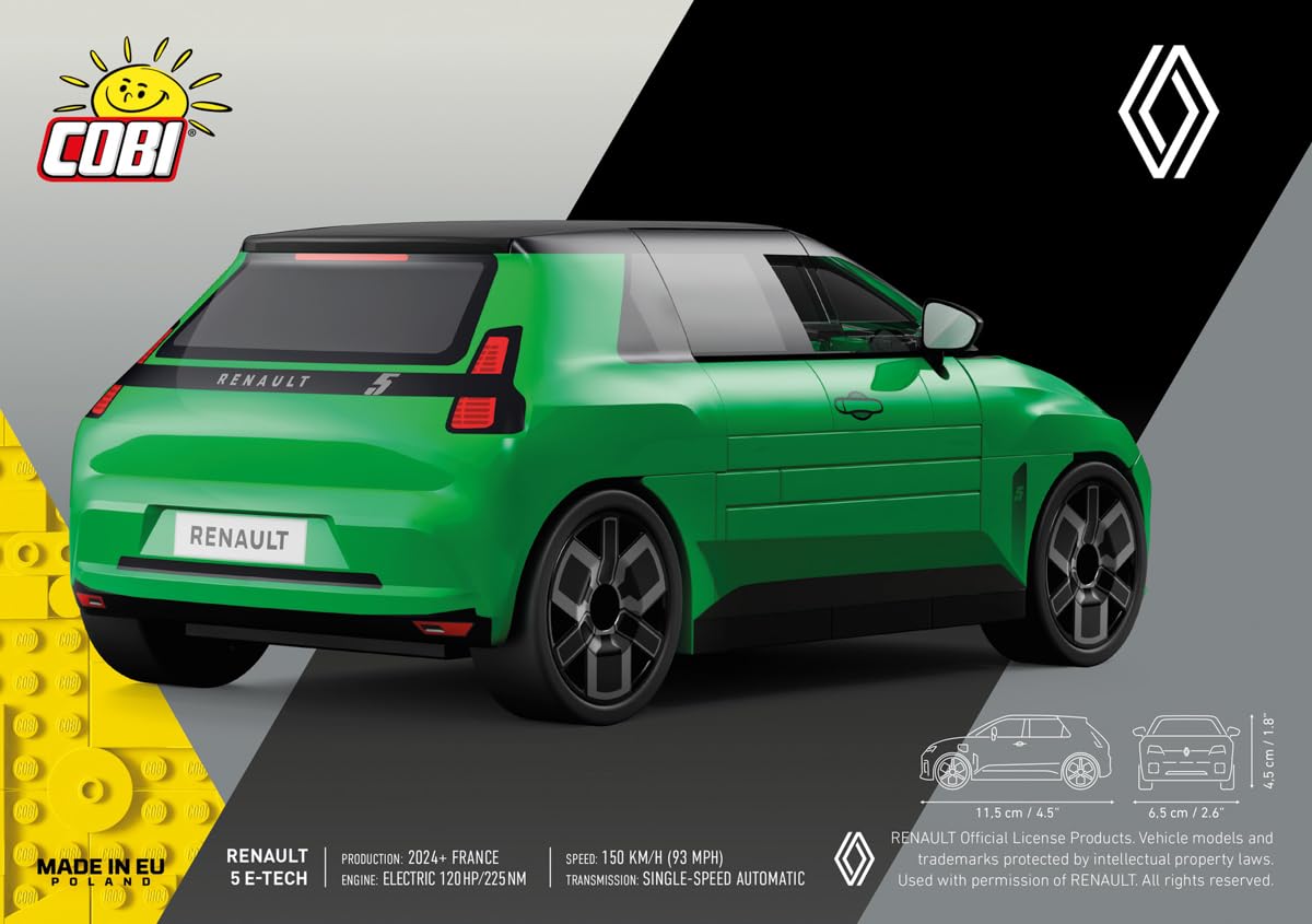 Renault 5 e-Tech (Green)