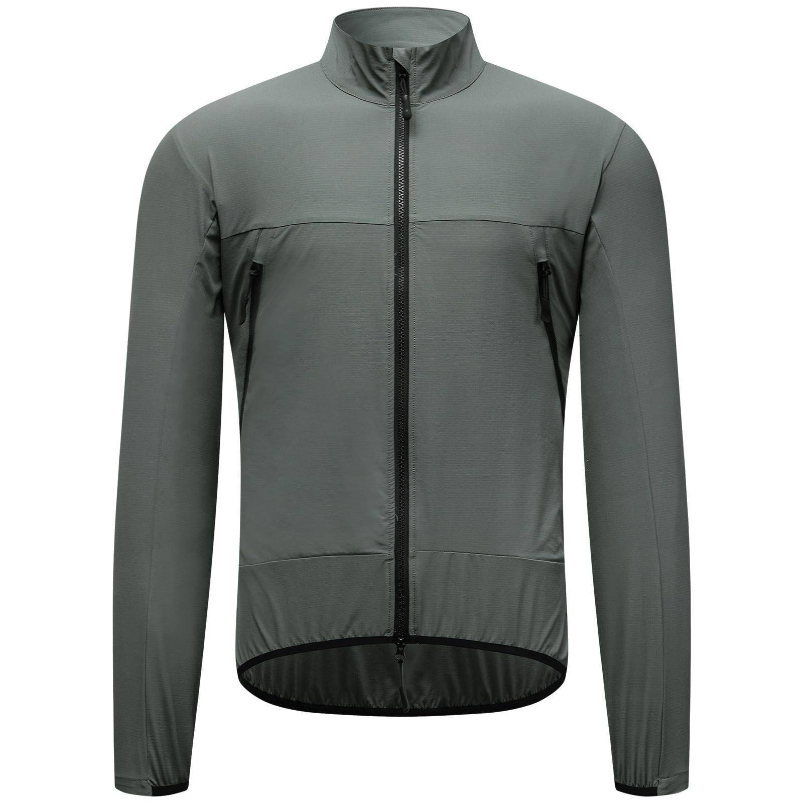 Chaqueta De Ciclismo Cortavientos Hombre Mujer, Impermeable Transpirable Chaqueta De Ciclismo Ligera, Reflectante Exteriores Chaqueta De Running Duradera Al Agua Chaqueta De Lluvia