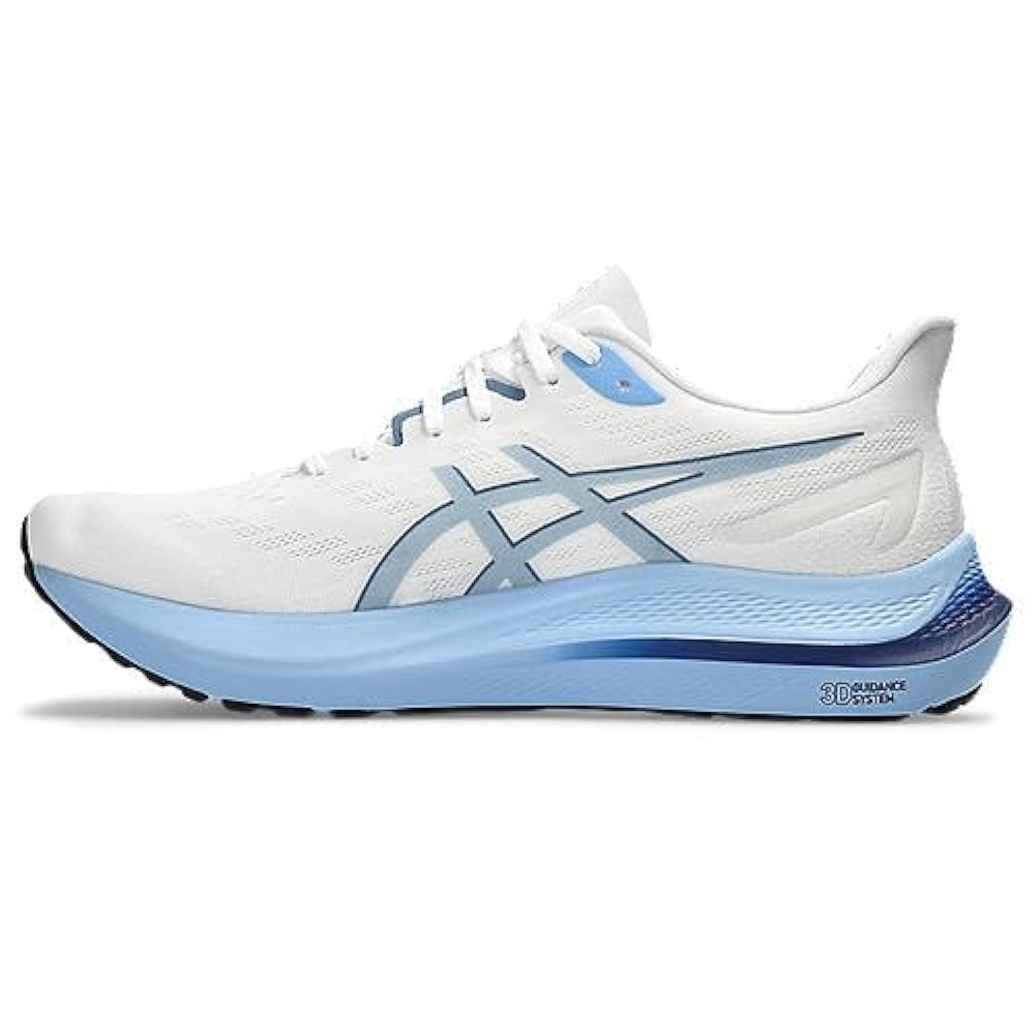 ASICS Mens GT-2000 12 White/Storm Blue Running Shoes - 6 UK (1011B691.100) (B0D66JPWGB) Amazon Price History, Amazon Price Tracker