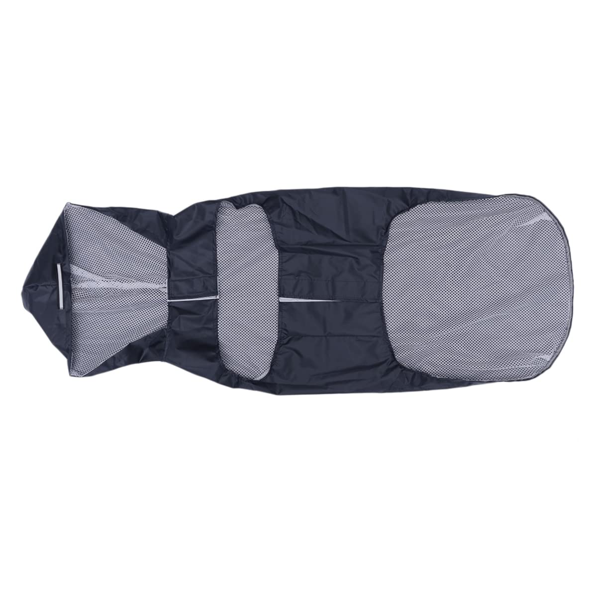 HOLIDYOYO Reflective Hooded Pet Raincoats for Big Dogs Dog Rain Jacket Poncho Protects Pets Wet Weather Black