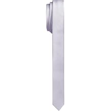 DecTwig Mens Skinny Ties Solid Color Formal Neckties 1.58" 4CM Slim Striped Thin Black Ties For Men