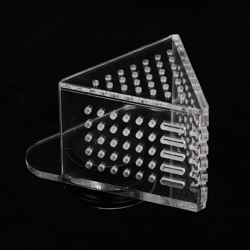Transparent Acrylic Automatic Fish Feeder Dispenser with Feeding Cup for Live & Food Ideal Aquarium Shrimp,Snails and Small