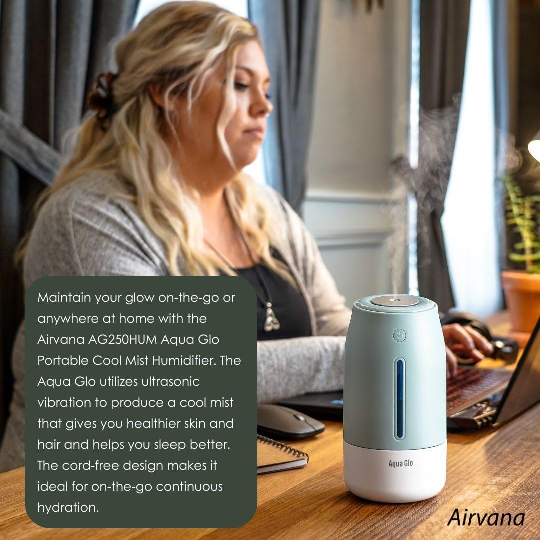 AG250HUM-V2-S Personal Humidifier, Silver