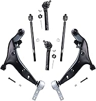 Vista 30 de Detroit Axle - Kit de brazos de control delantero RWD para Mercedes-Benz E320 E420 E430 E55 AMG, 2 brazos de control inferiores, 2 brazos de control