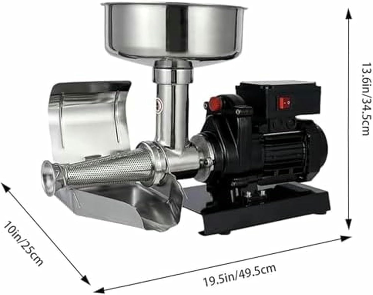 Electric Tomato Strainer and Food Milling Press, Low Noise, Energy Saving, Ideal for Commercial and Home Kitchens