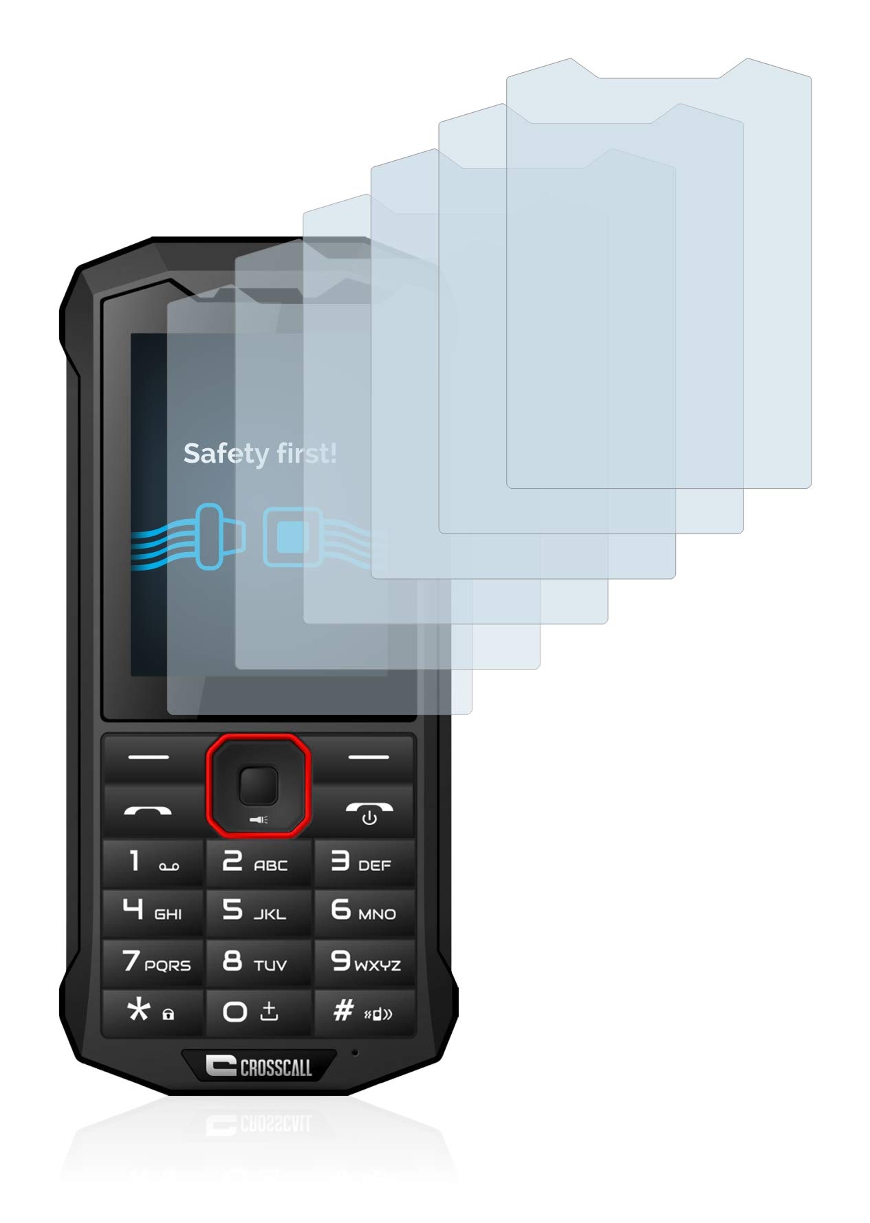Crosscall, Pellicola display in vetro oleorepellente per Crosscall Action X5, trasparente