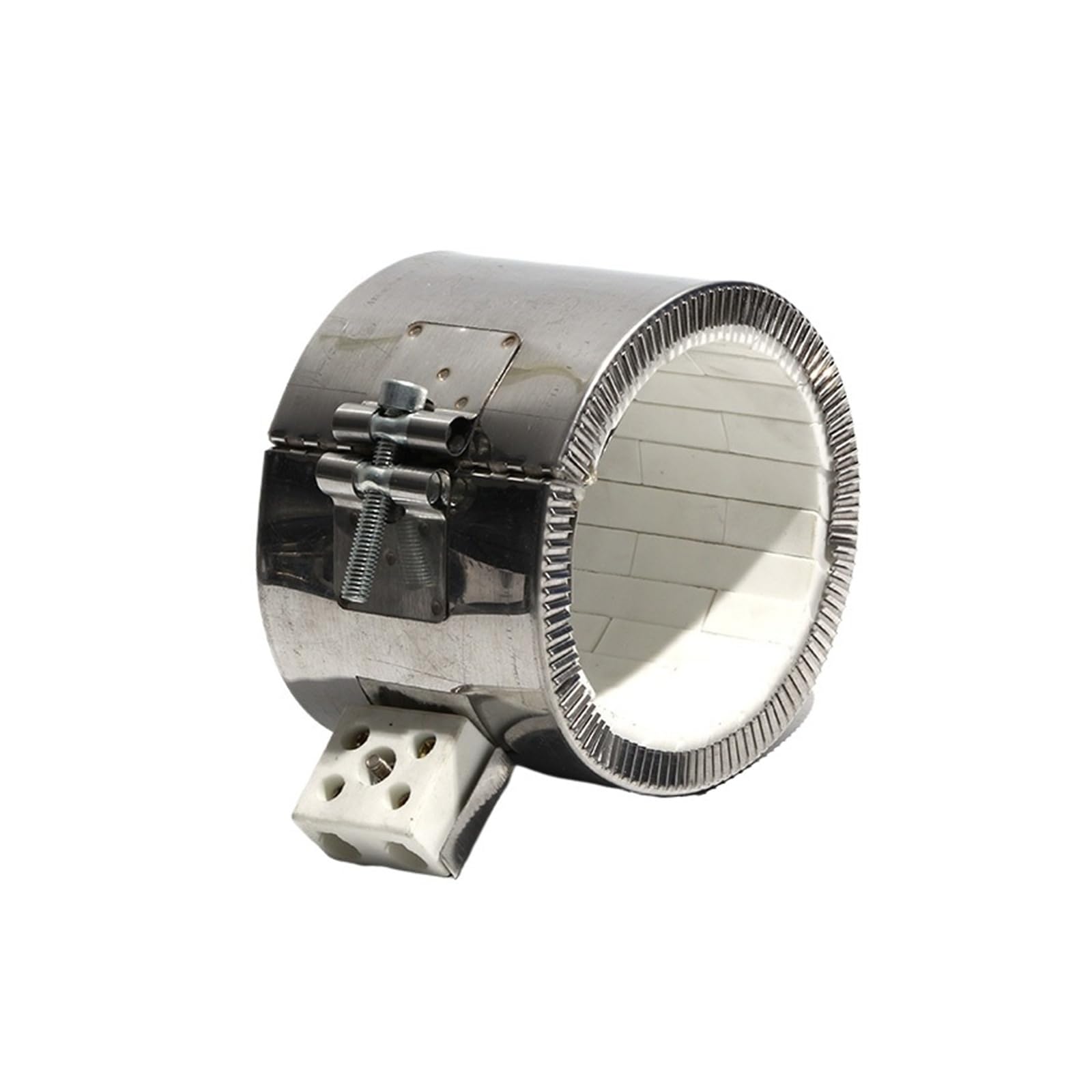 Ceramiczny grzejnik taśmowy 220 V Stalowy element grzejny o średnicy ID 70-200 mm(1000W 130x50mm(IDxH)
