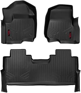 Rough Country Floor Matss for 2017-2022 Ford Super Duty | Crew Cab - M-51712 Black