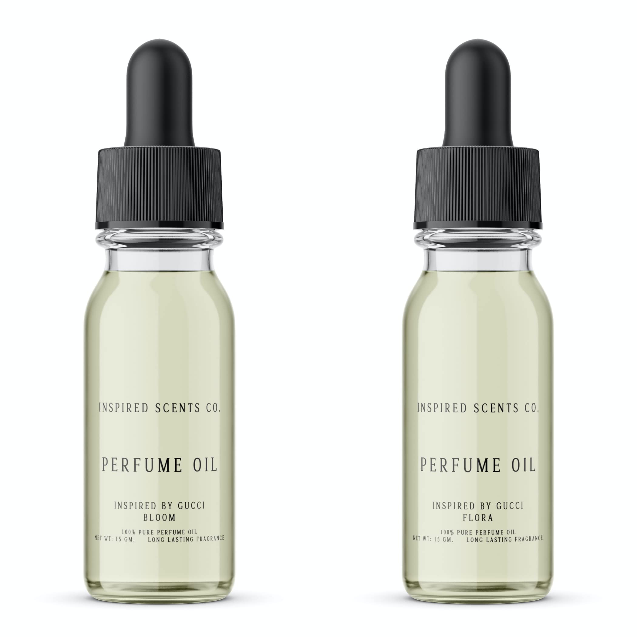 Inspired Scents Co Floral Set For Women 1 Inspired By (Flora + Bloom) Perfume Oil (Attar) Alcohol Free 15 ML x 2