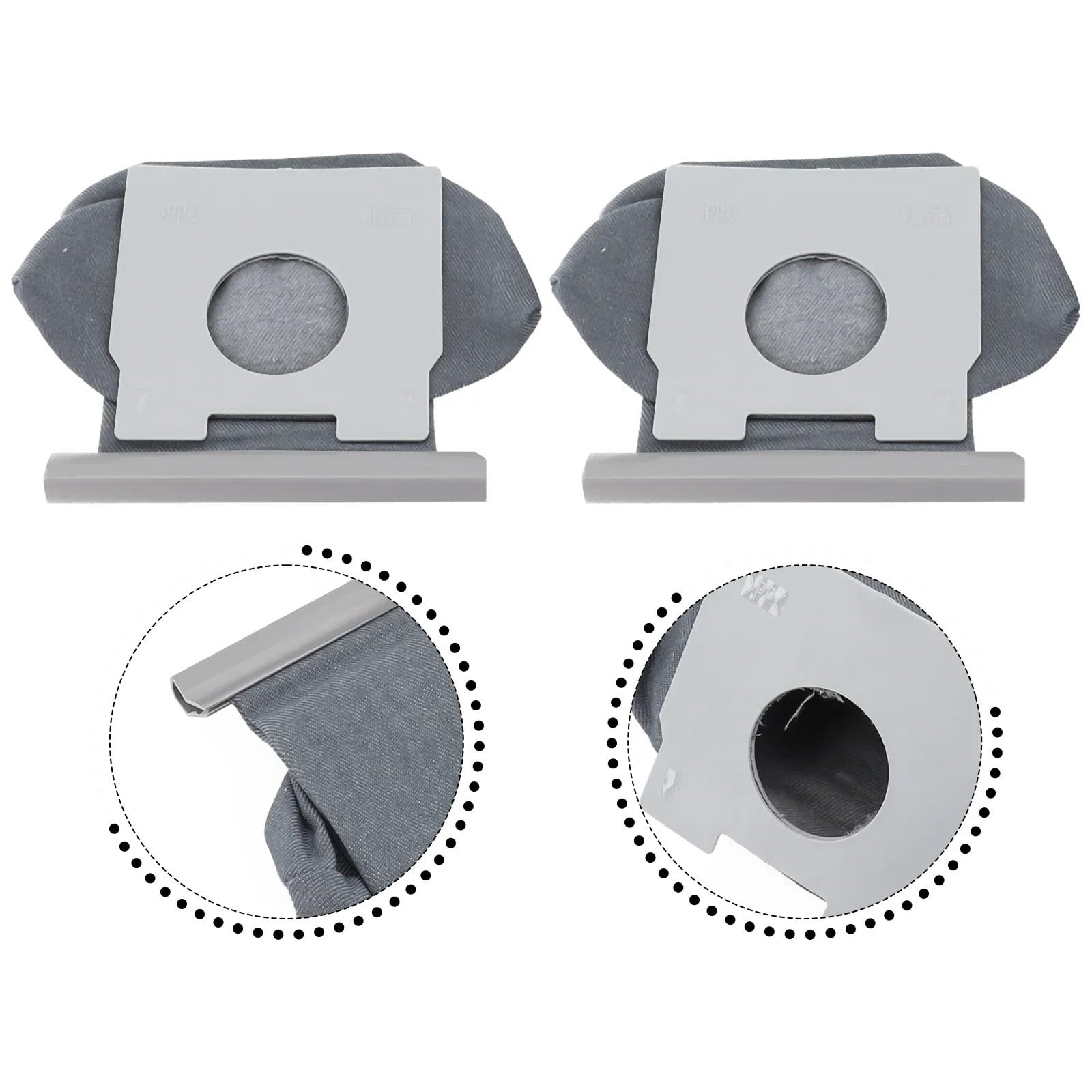 Genérico Compatible con Panasonic, Bolsa for Polvo Lavable C-13