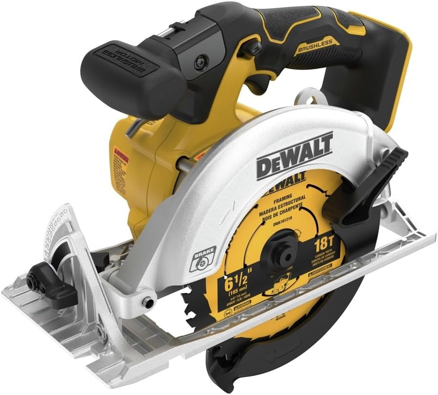 DEWALT 20V MAX Power Tool Combo Kit, 2-Tool Reciprocating Saw and 6-1/2 Inch Circular Saw, Cordless Power Tool Set with Battery and Charger (DCK237P1)