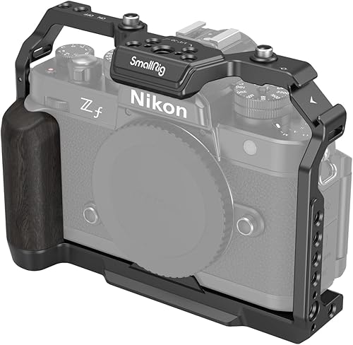 Miniatura 1 de SmallRig Z f - Jaula para cámara Nikon, con agarre ergonómico de ébano, placa de liberación rápida integrada para Arca para encender rápidamente