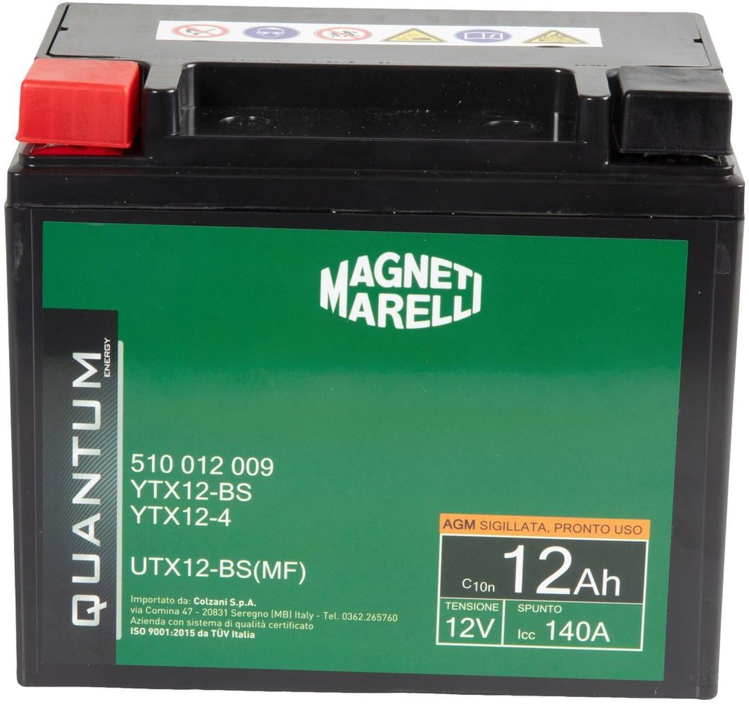 Bateria Quantum-Marelli 12ah AGM bezobsługowa