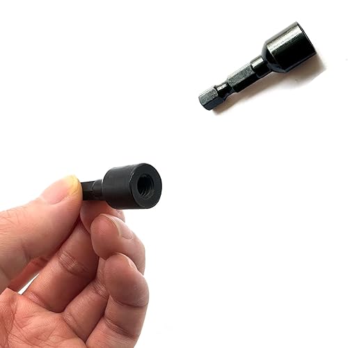 Miniatura 126 de Paquete de 8 pernos de suspensión de 5/16-18 x 4 pulgadas, pernos de doble cabeza de 5/16-18 pulgadas, tornillos de clavija de madera 5/16