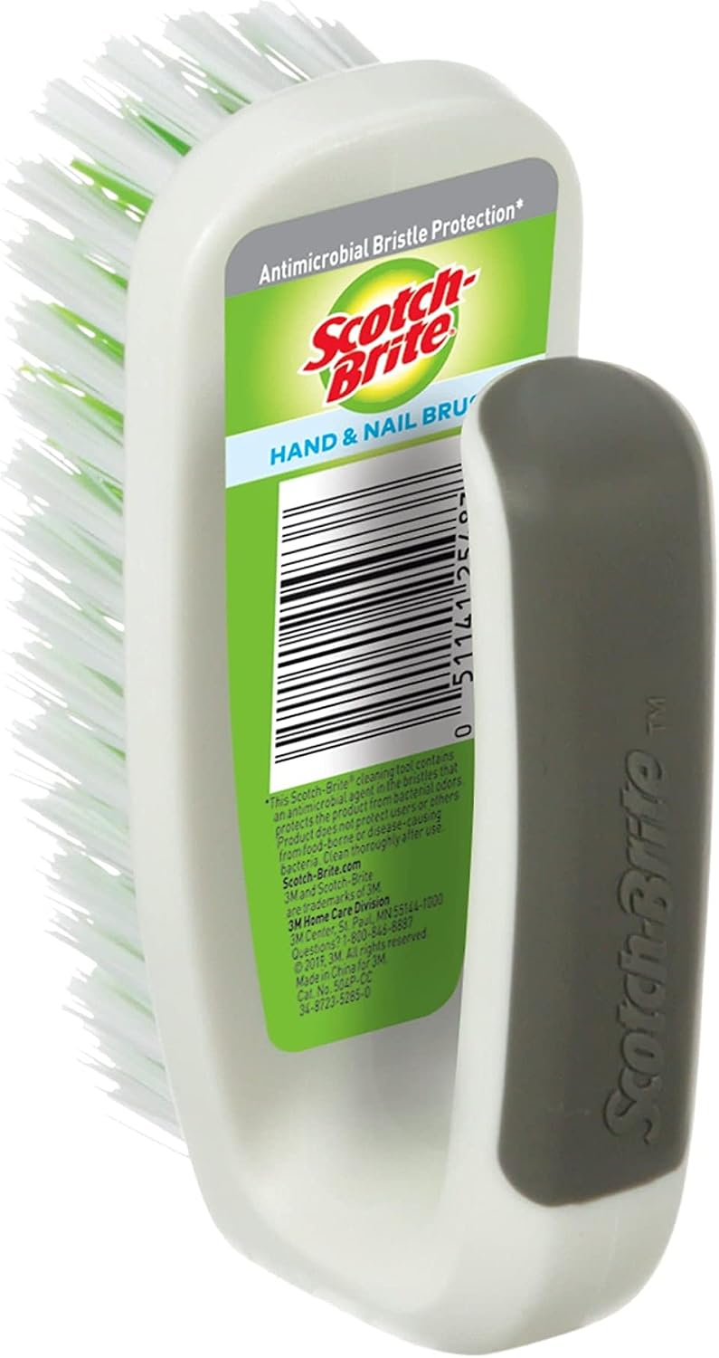 Scotch-Brite Hand & Nail Brush (6 Brushes Total)