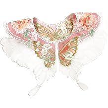 Chinese Pink Butterfly with Peony Lace Cloud Collar Shawl Wrap Shoulder Scraf for Mamian Skirt Hanfu HandmadePink Dream