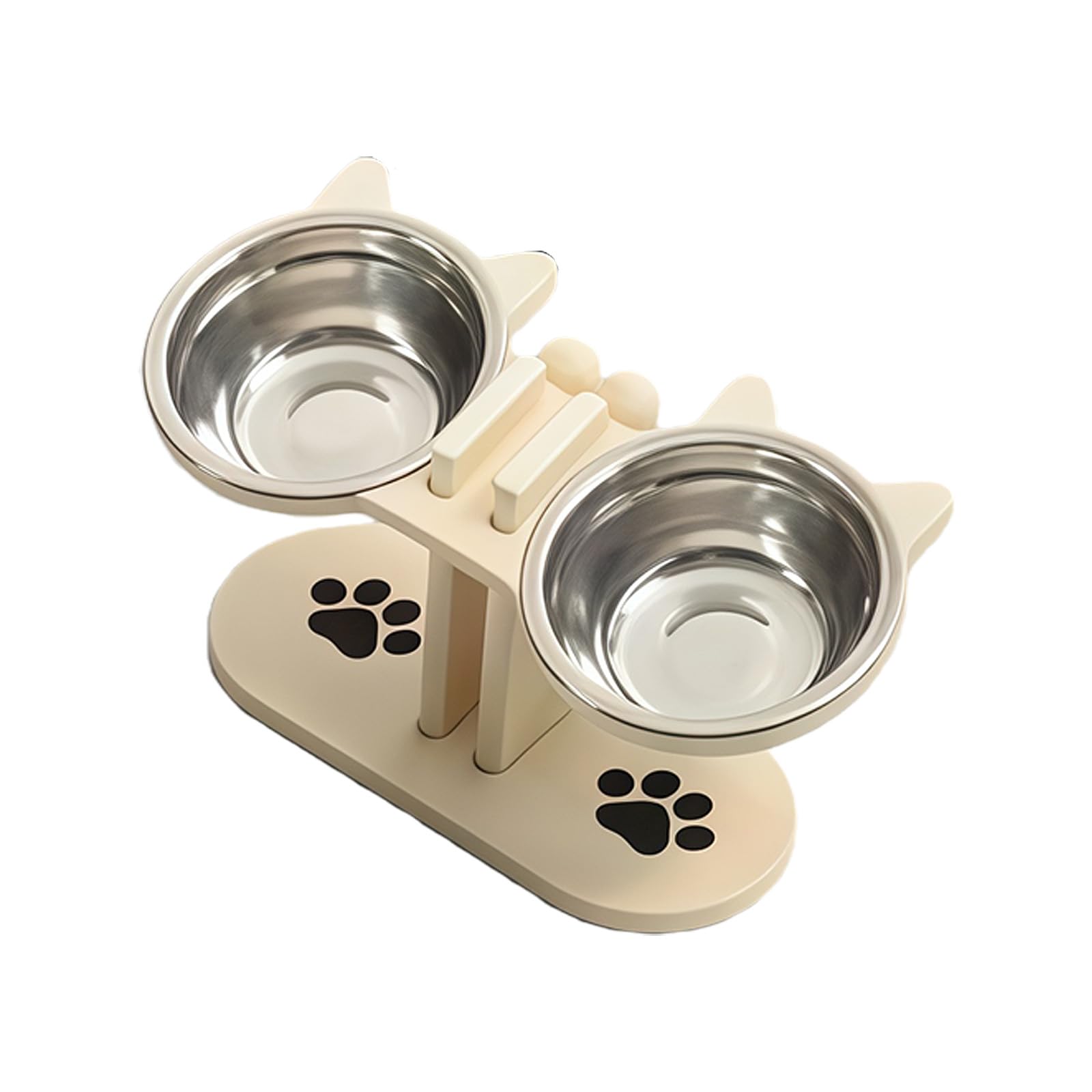 Mangiatoia per animali rialzata con doppie ciotole per acqua alimentare, design anti-vomito Mangiatoia per animali anti-vomito per cani e gatti