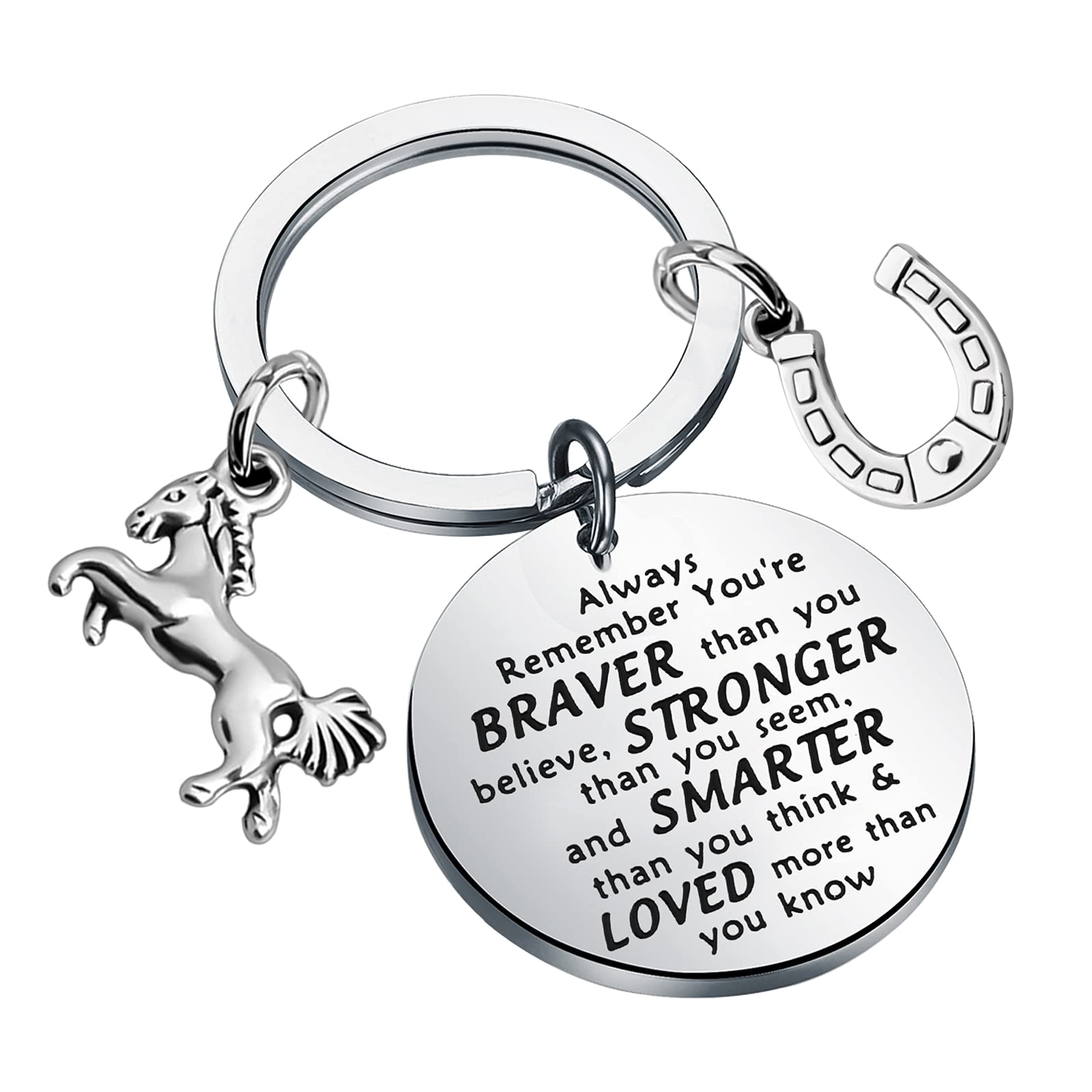 BNQL Horse Gifts Keychain Horse Lover Gifts Horse Rider Gifts Equestrian Gifts