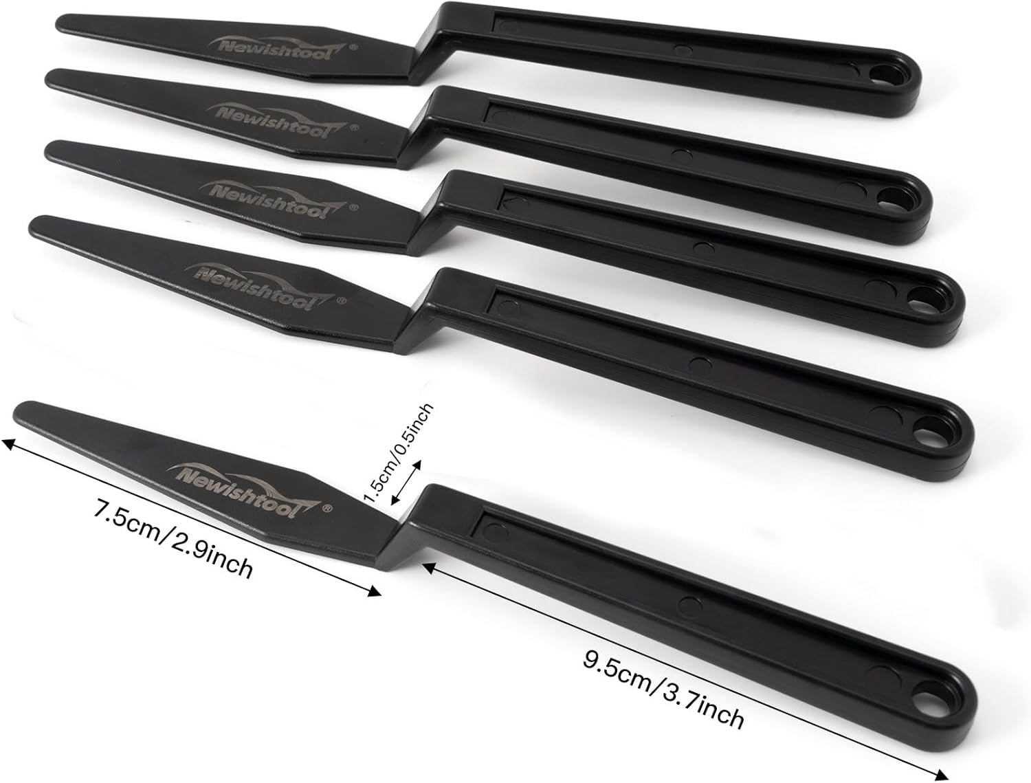 Window Tint Tool, Bla Corner Squeee with Long Handle and