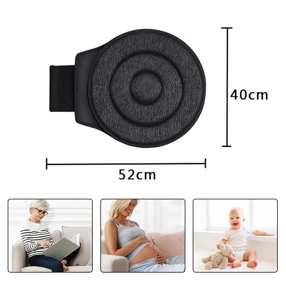 Tyasoleil Coussin Siège Auto Pivotant 360° – Coussin Rotatif Antidérapant Ergonomique, Idéal Seniors, Femmes Enceintes, Voiture SUV Camion Bureau